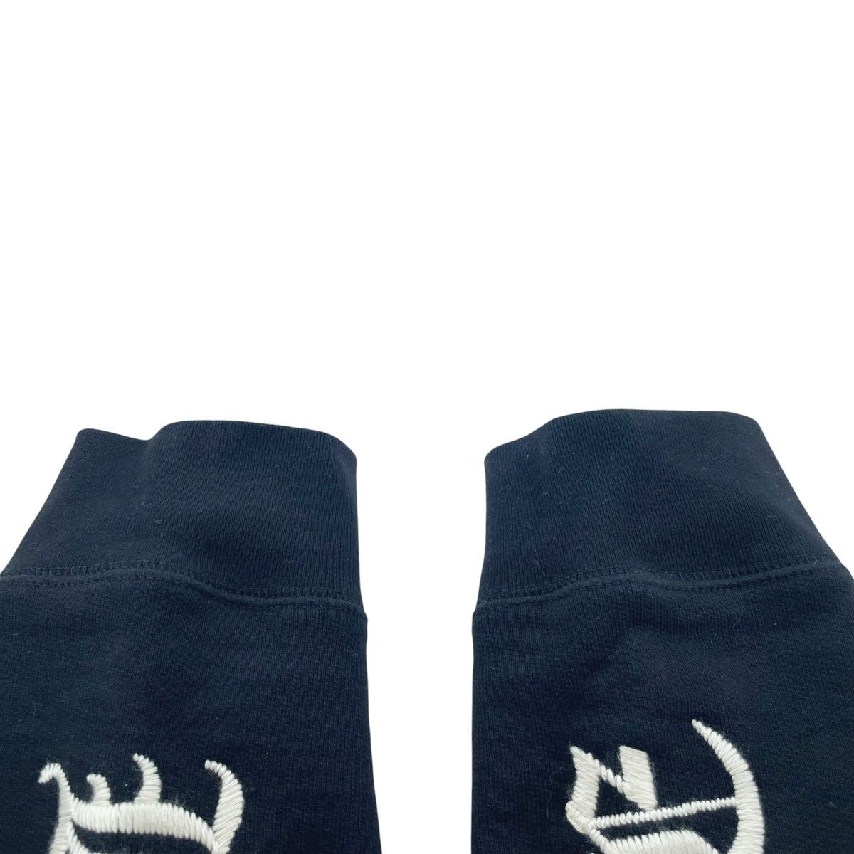 【中古】CHROME HEARTS クロムハーツ Y NOT SLO RIDE 1 2 ZIP ロゴ刺繍ハーフジップスウェット サイズ:L ブラック スウェット・トレーナー 25002892 RD 中古】CHROME HEARTS クロムハーツ Y NOT SLO RIDE 1 2 ZIP ロゴ刺繍