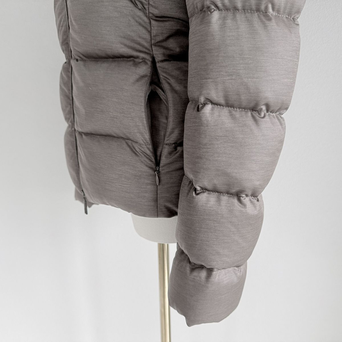 極美品】MONCLER モンクレール サイズ0 ブラウン系 ダウンジャケット 