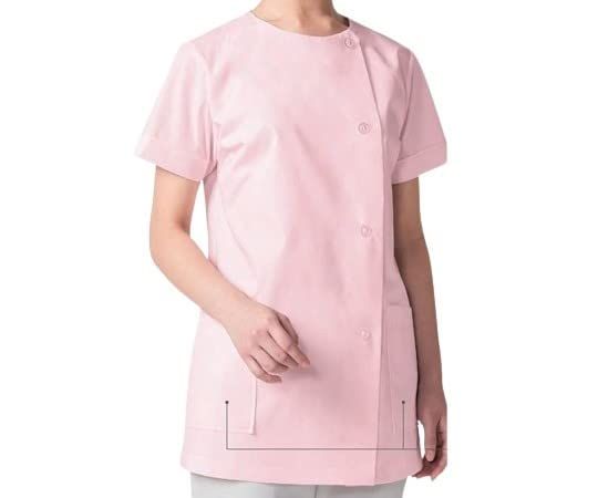 新品 KAZEN 女子調理衣 半袖 ピンク 3L 751-33 3L