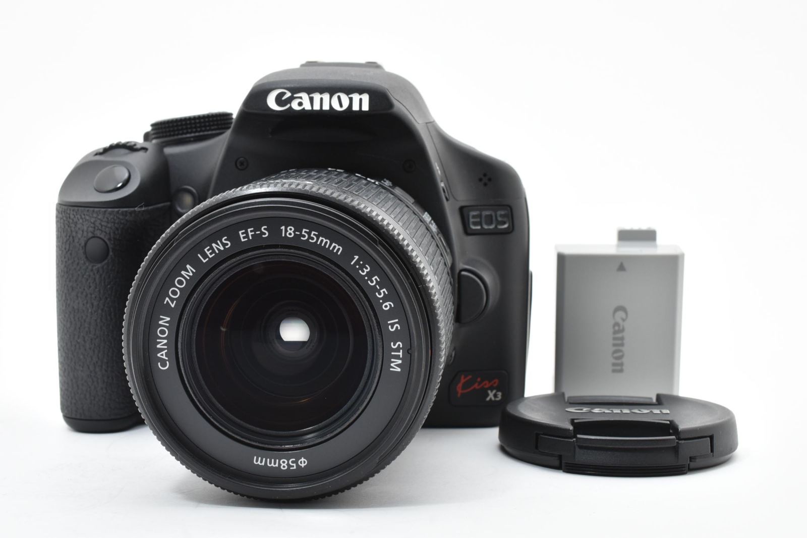 Canon EOS Kiss III - Background to films, batteries and the ☆新品