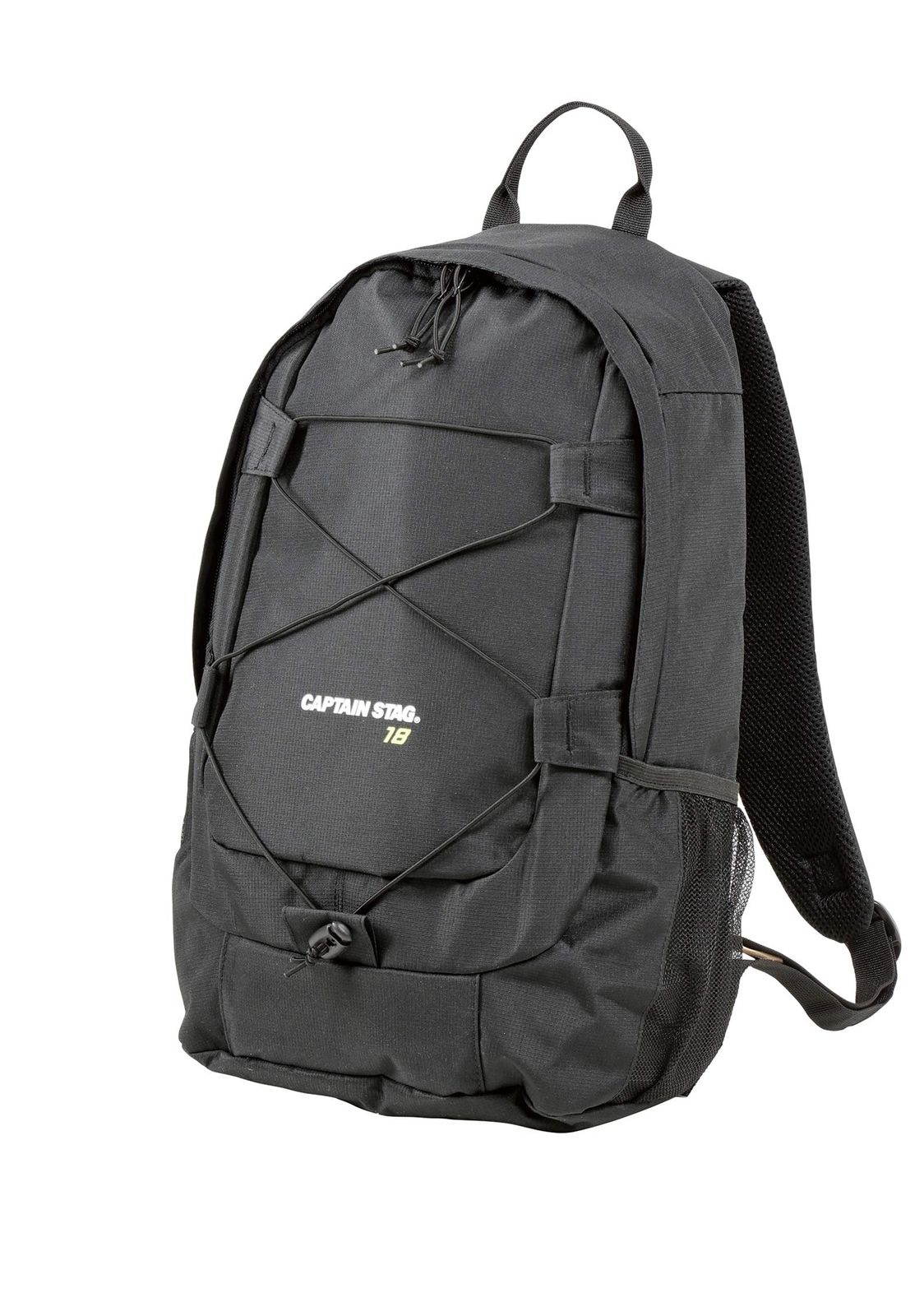 新品 キャプテンスタッグ(CAPTAIN STAG) リュックサック バックパック 登山用バッグ トレッキングザック リュックサックバッグ 18L ブラック FEEL BOSCO UM-2326
