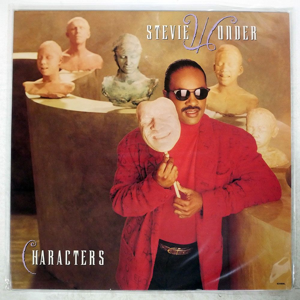 米 US盤 STEVIE WONDER/CHARACTERS/MOTOWN 6248ML LP - メルカリ