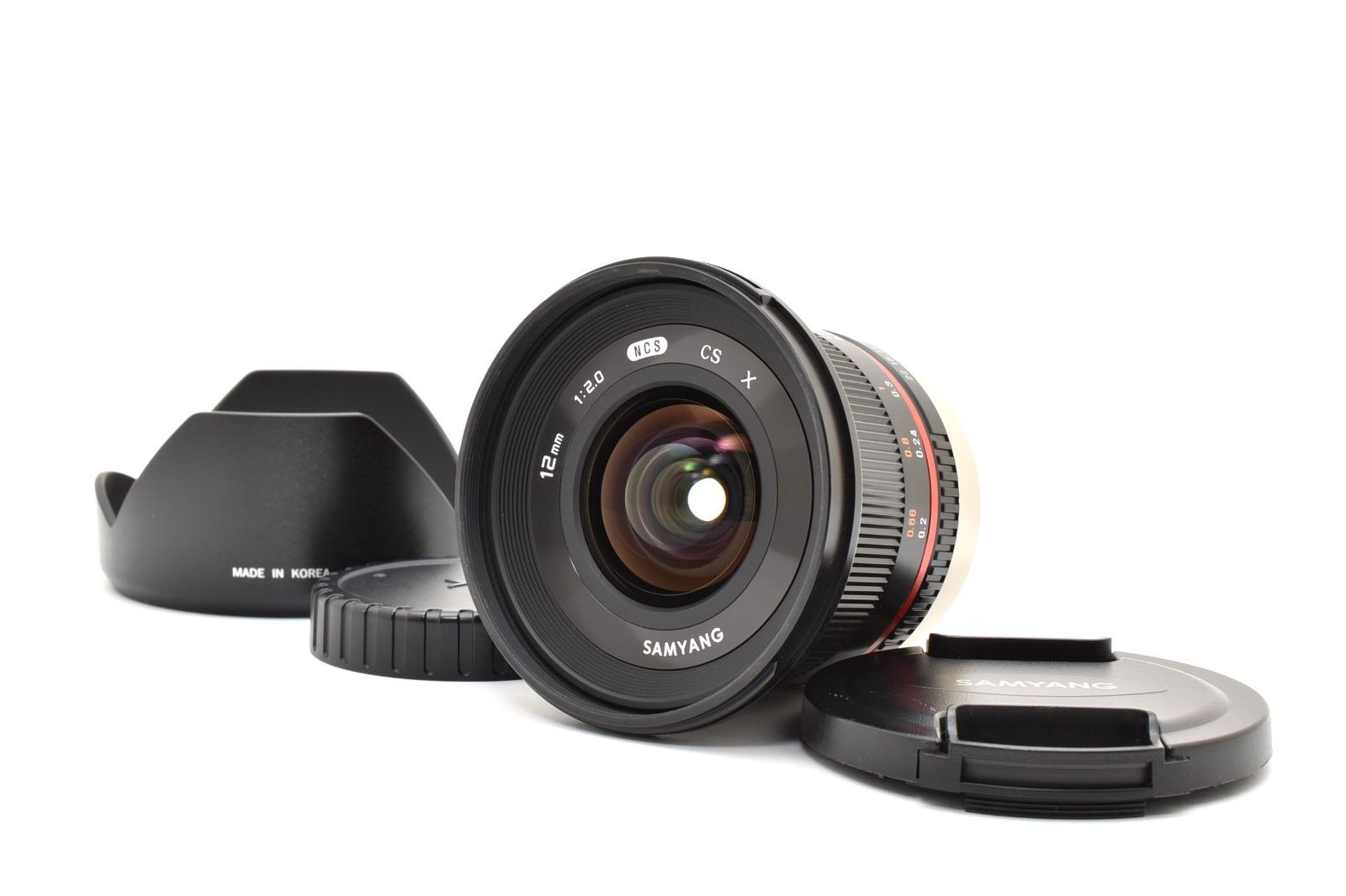 ☆極美品☆ サムヤン SAMYANG 12mm F2 NCS CS 富士フイルム Fujifilm X