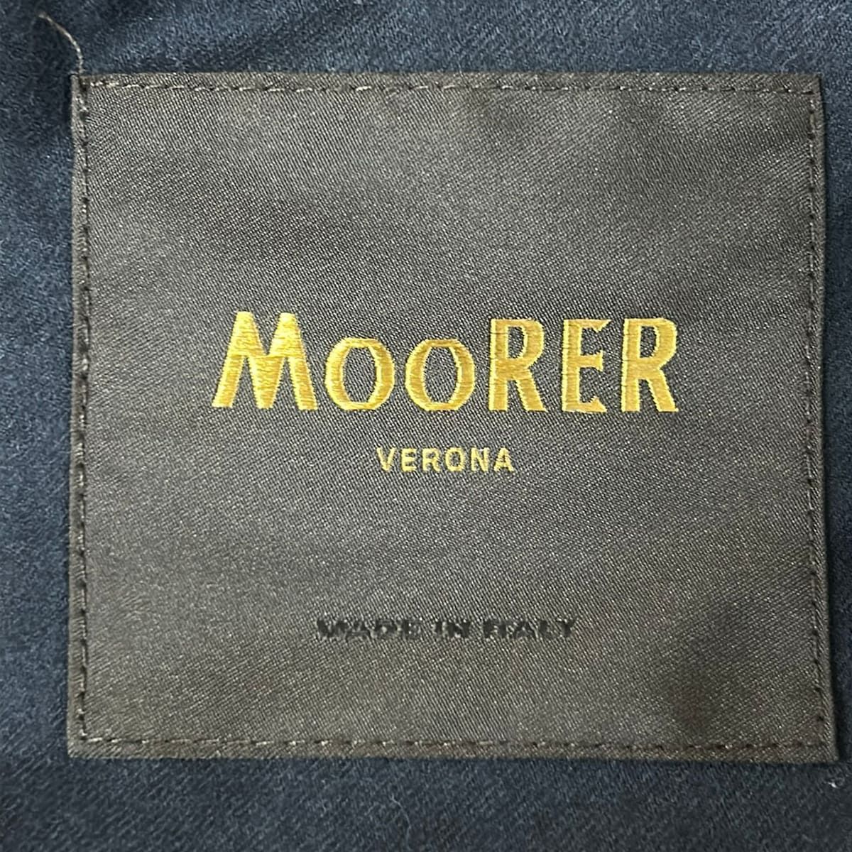 MOORER(ムーレー) ダウンジャケット サイズ50 メンズ - ダークネイビー 