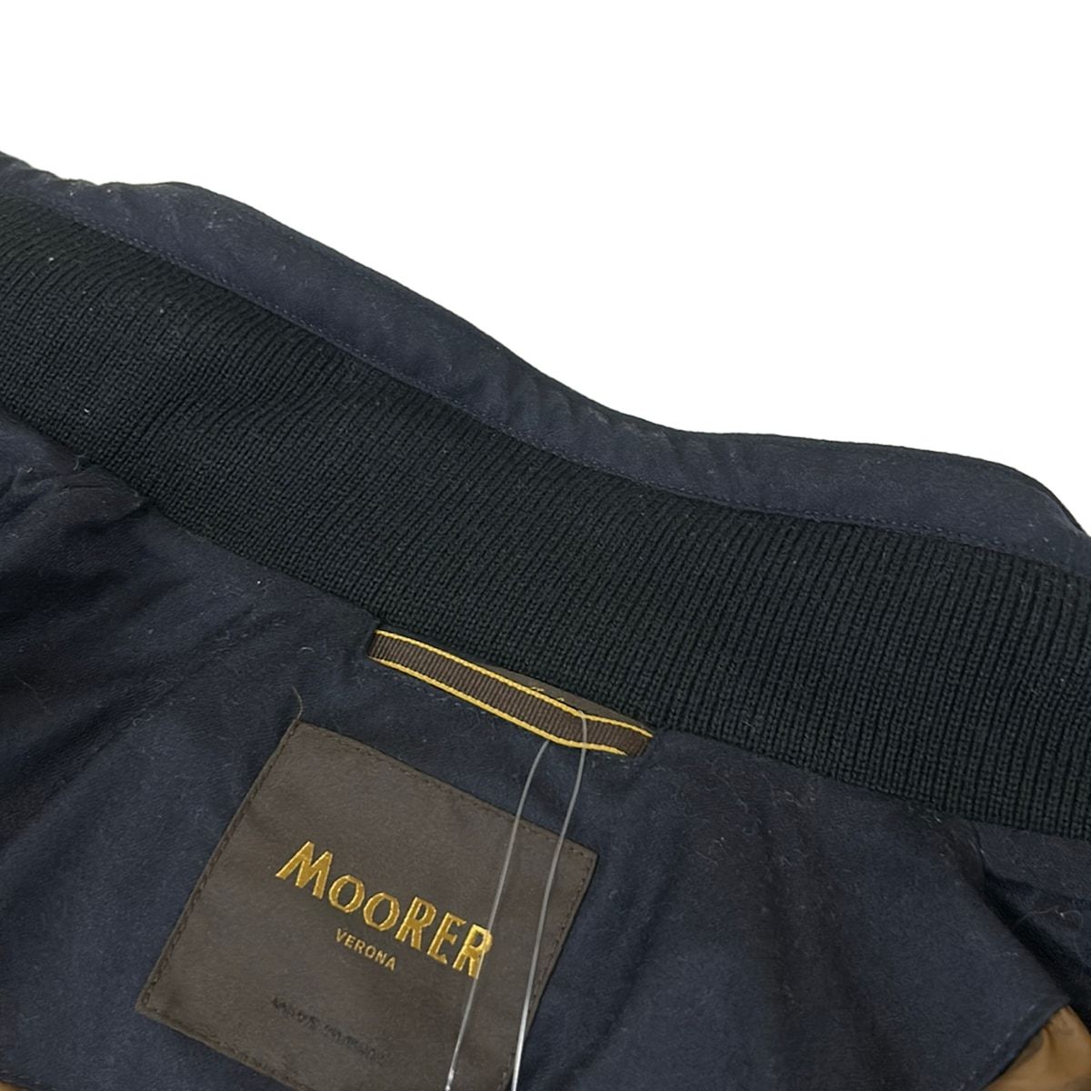 MOORER(ムーレー) ダウンジャケット サイズ50 メンズ - ダークネイビー 