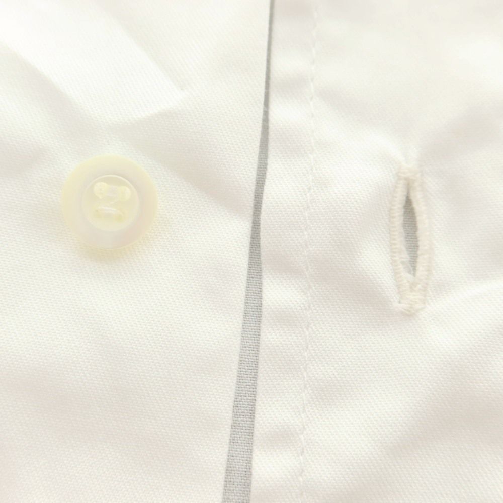【中古】ブルネロクチネリ Brunello Cucinelli コットン ボタンダウン ドレスシャツ ホワイト【サイズS】【メンズ】 中古】ブルネロクチネリ Brunello Cucinelli コットン ボタンダウン