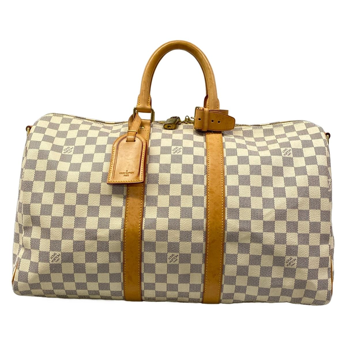 LOUIS VUITTON(ルイヴィトン) ボストンバッグ ダミエ キーポルバンド