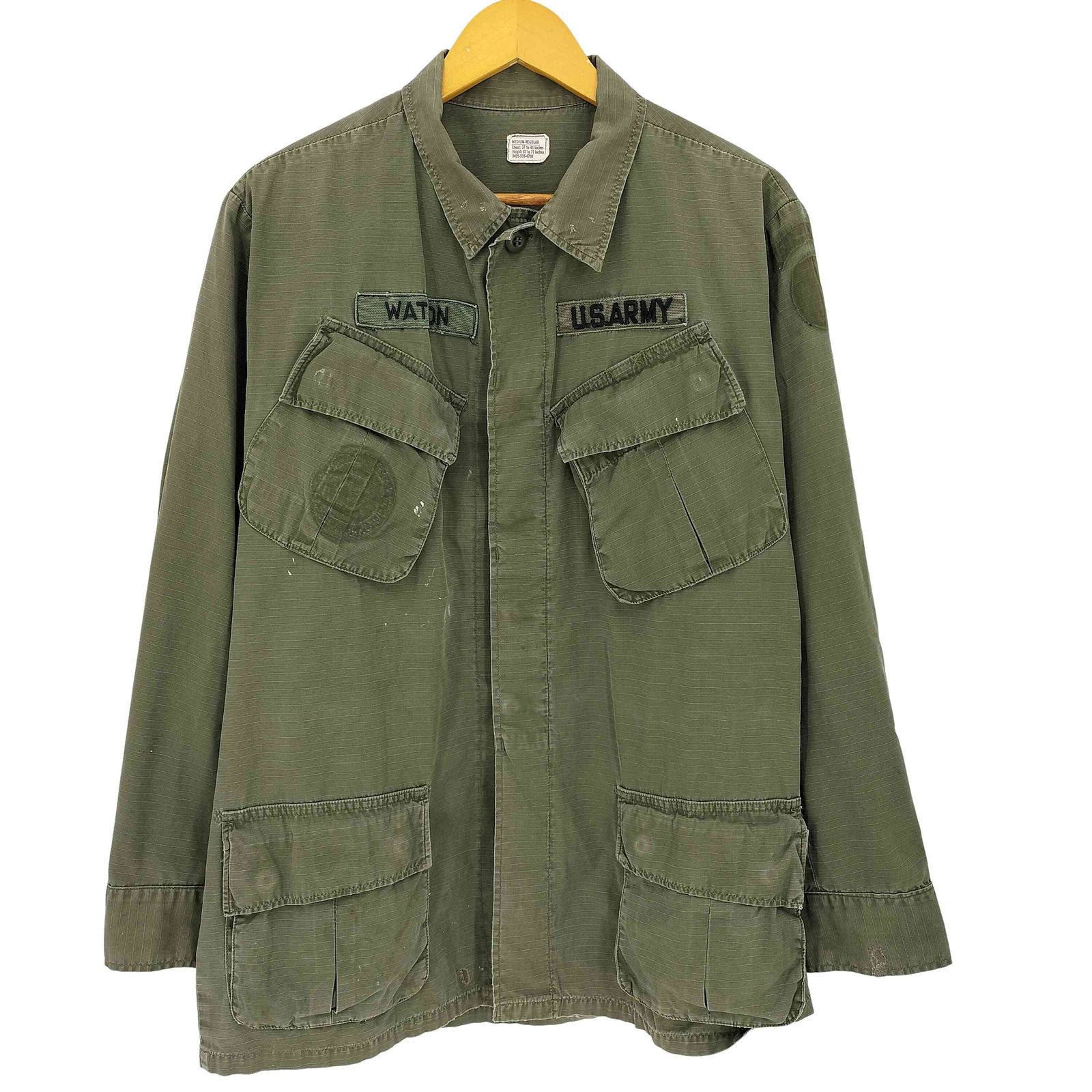 ユーエスアーミー U.S. ARMY 60s 68年会計 4th Type Rip Stop Jungle