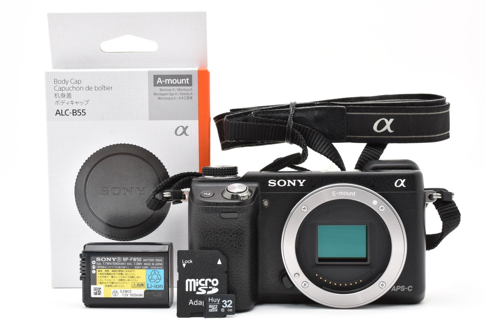 実用光学美品】Sony ソニー NEX-6 ボディ 黒 ブラック ミラーレス一眼