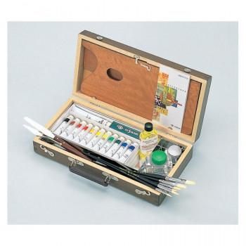 田*中様 油絵の具箱 パレット クサカベ 油絵 スケッチセット(木箱) GE No.4 - メルカリ