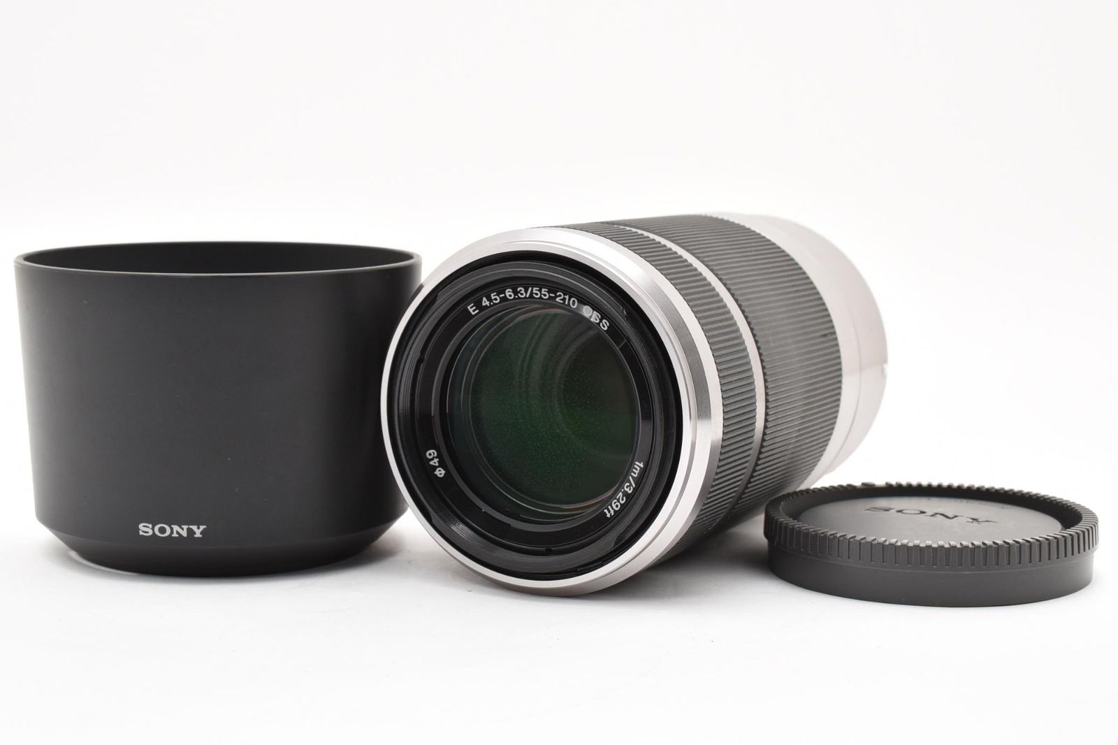実用品】Sony ソニー E 4.5-6.3 55-210mm OSS SEL55210 シルバー AF