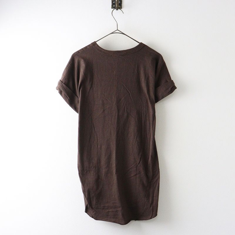 2025SS アパルトモン L'Appartement別注 アメリカーナ AMERICANA Off the grid T-shirt ブラウン┃トップス カットソー【2400014920055】 AMERICANA/アメリカーナ】 Off the grid T-shirt（Tシャツ／カットソー
