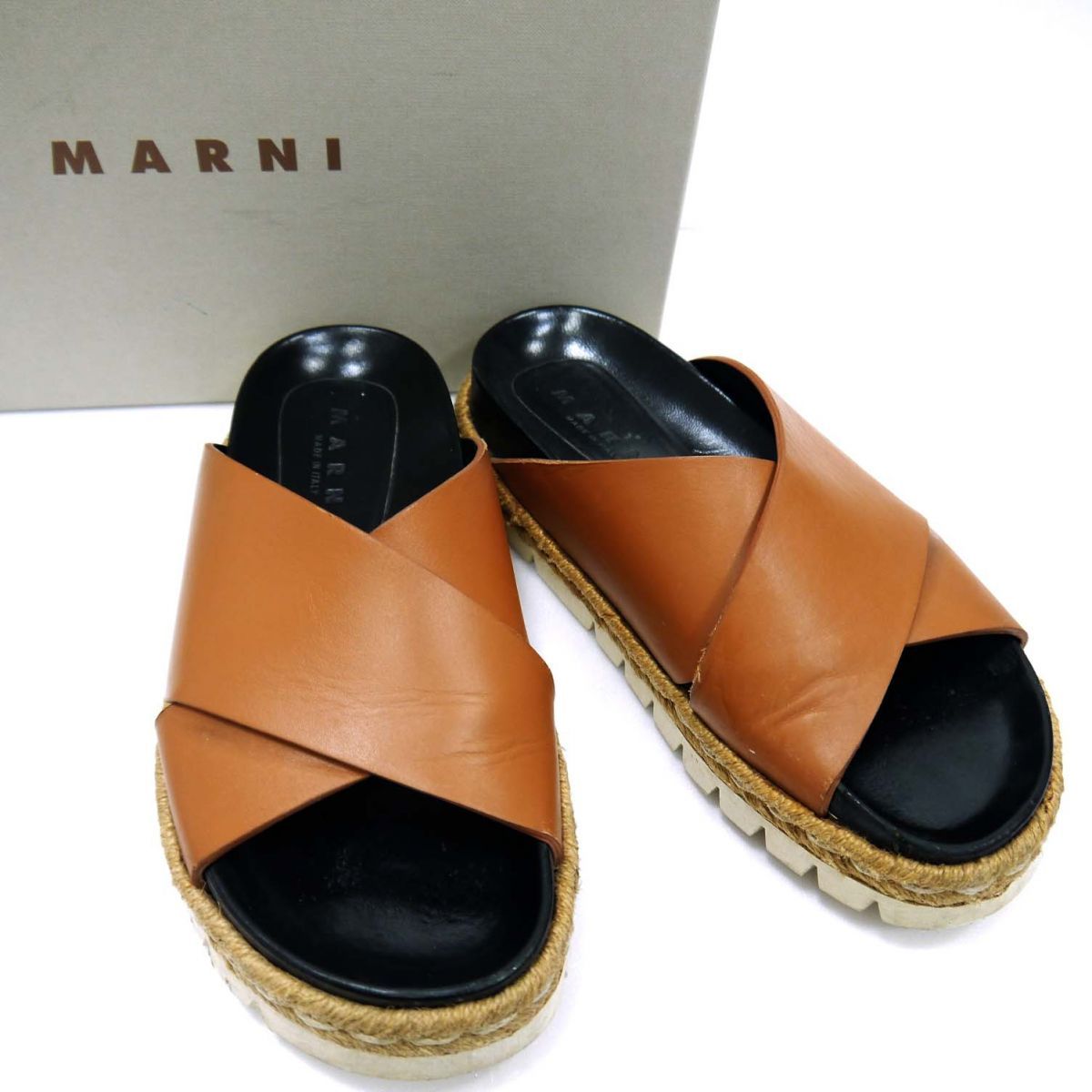 MARNI マルニ 38 フスベットサンダル 美品 【公式通販】