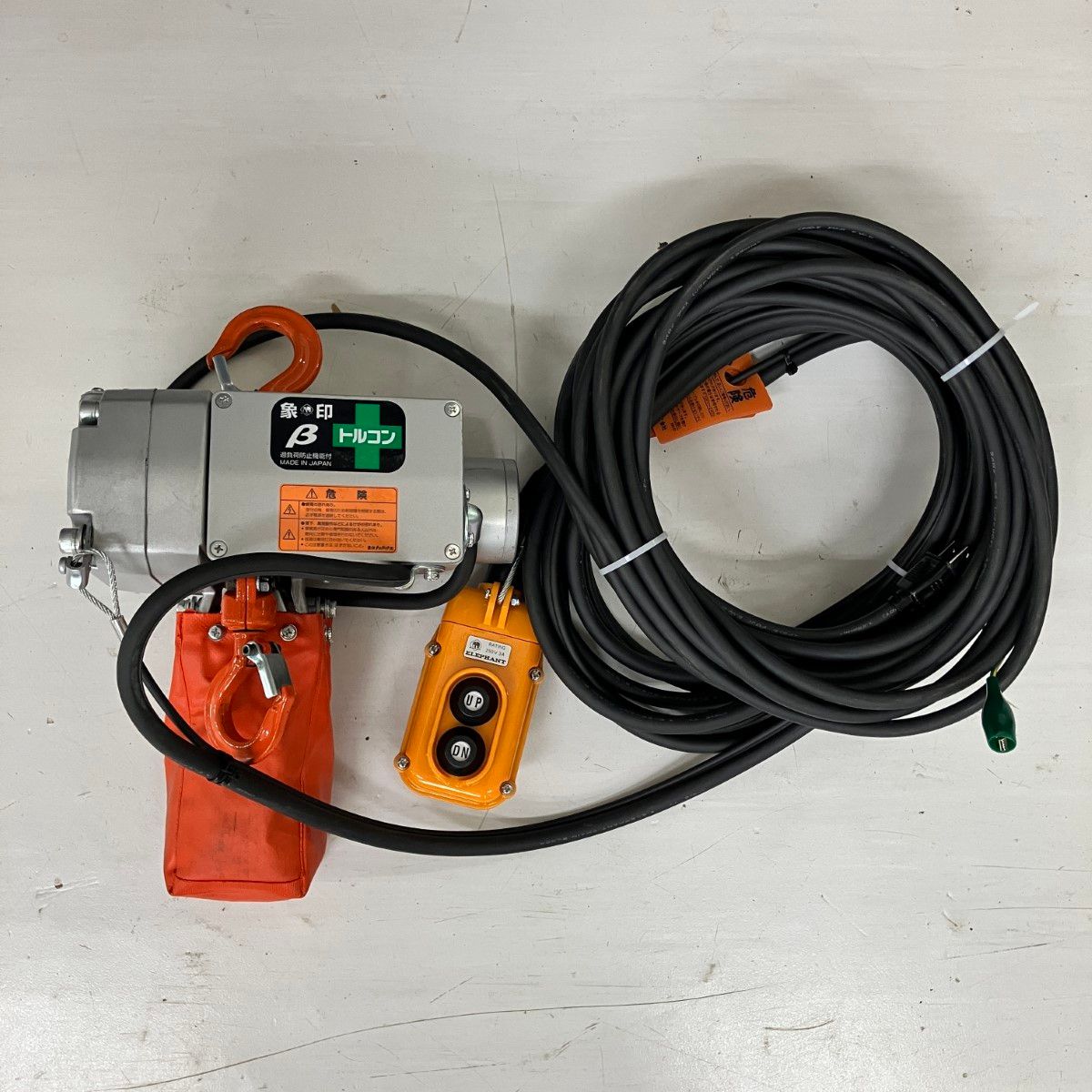 ZOJIRUSHI CORPORATION 象印 単相100v 200kg 揚程6m ホイスト チェーンブロック β200kg ZOJIRUSHI CORPORATION 象印 単相100v 200kg 揚程6m ホイスト チェーン