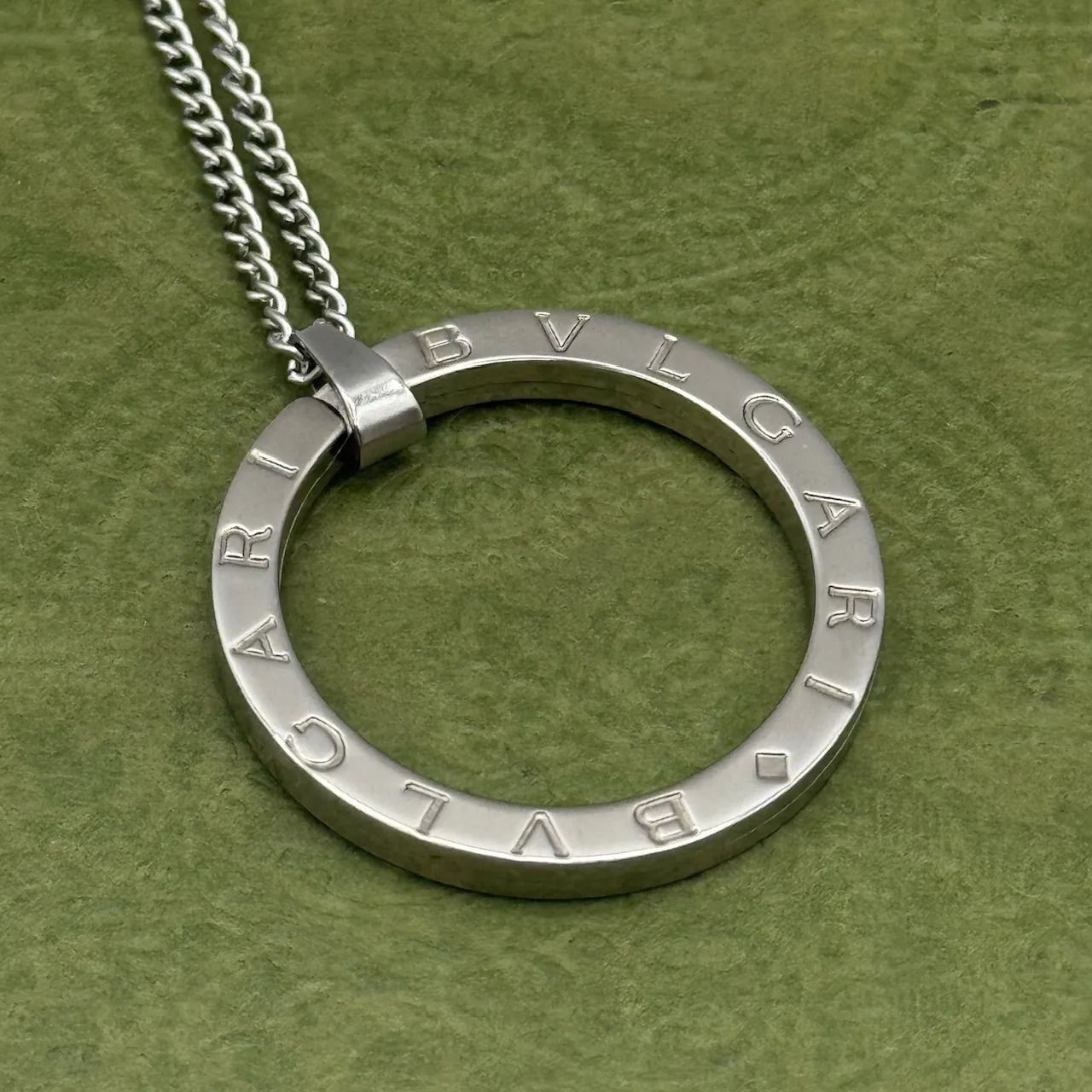 BVLGARI ビーゼロワン リングロゴ ネックレス（4-73-50） - メルカリ