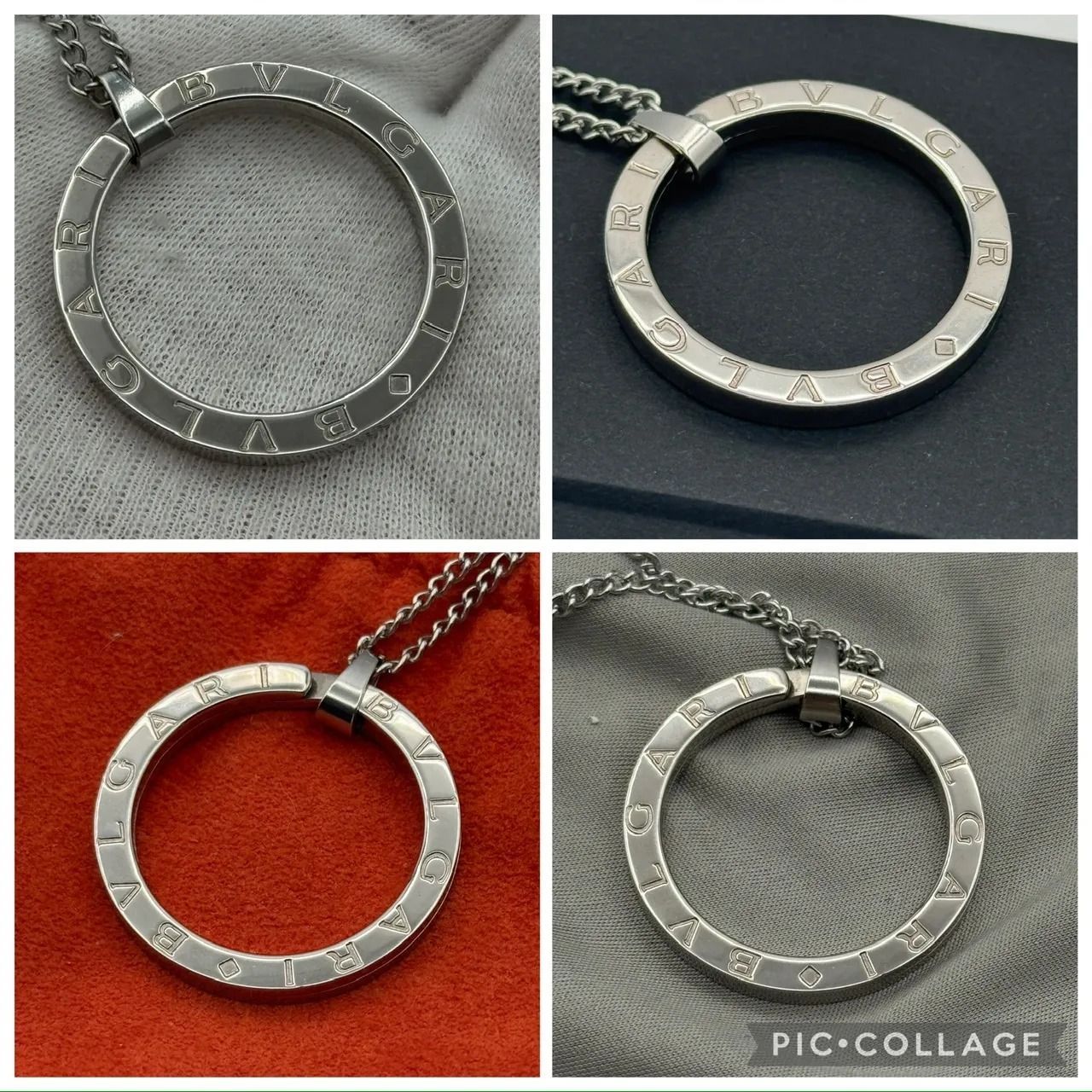 BVLGARI ビーゼロワン リングロゴ ネックレス（4-73-50） - メルカリ