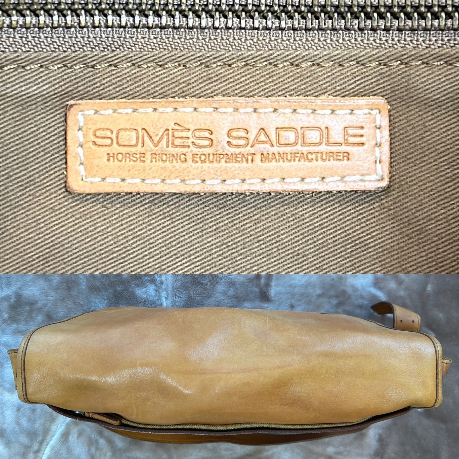 ソメスサドルSOMES SADDLEワンショルダーバッグワンショルダーバック クロスボディバッグ クロスボディバック 襷掛けバッグたすき掛けバッグ斜め掛けバッグ肩掛けバッグ鞄カバンかばんブラウン茶色キャメルレザー本革牛革冊子日本製国内製メイドインジャパン国産 ソメスサドルSOMESSADDLEワンショルダーバッグワンショルダーバック