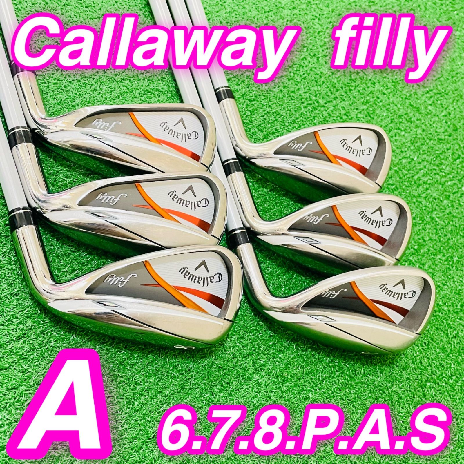 9932 Callaway filly キャロウェイ レディース 女性用 右利き アイアン