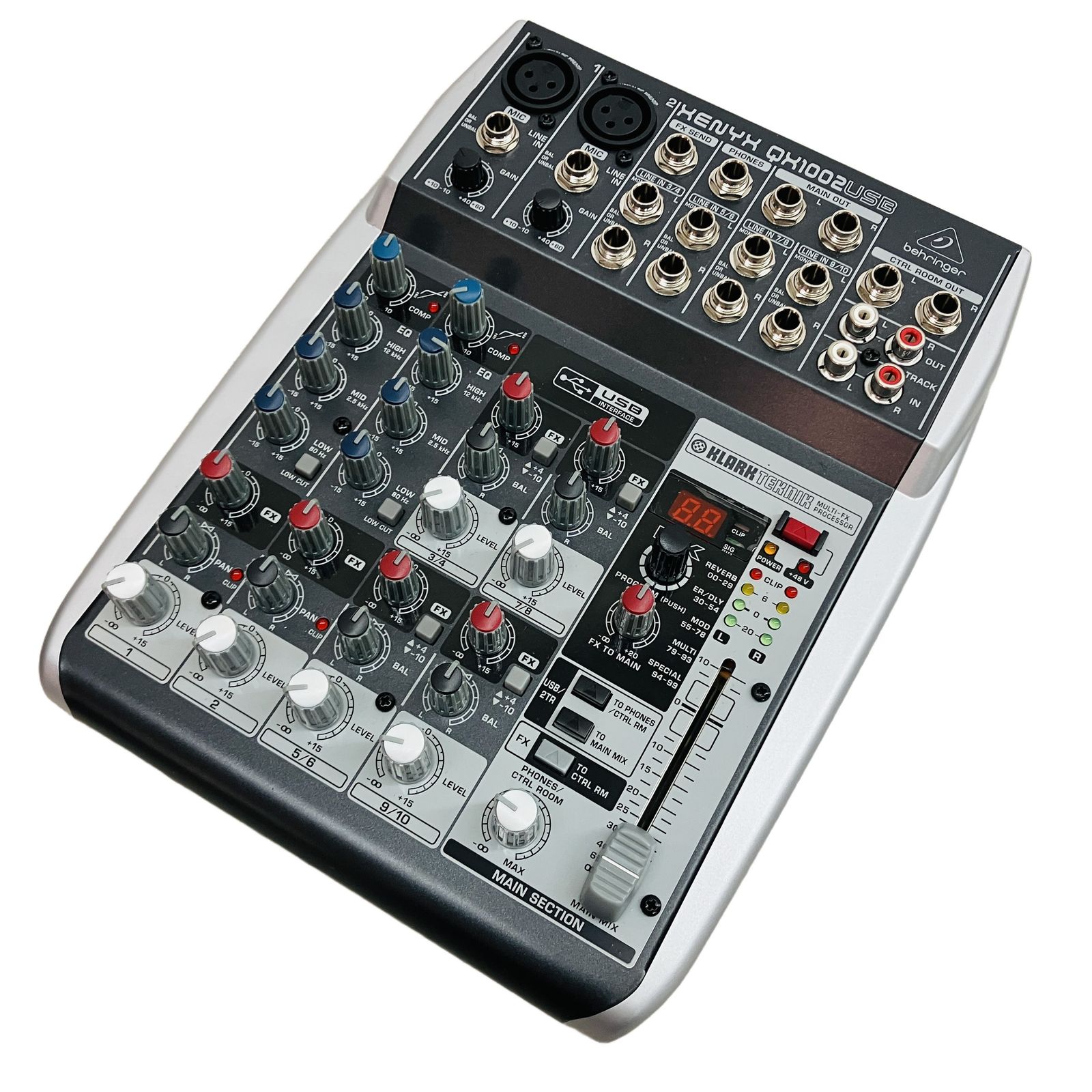 BEHRINGER XENYX QX 1002 USB アナログミキサー 中古 C11134166
