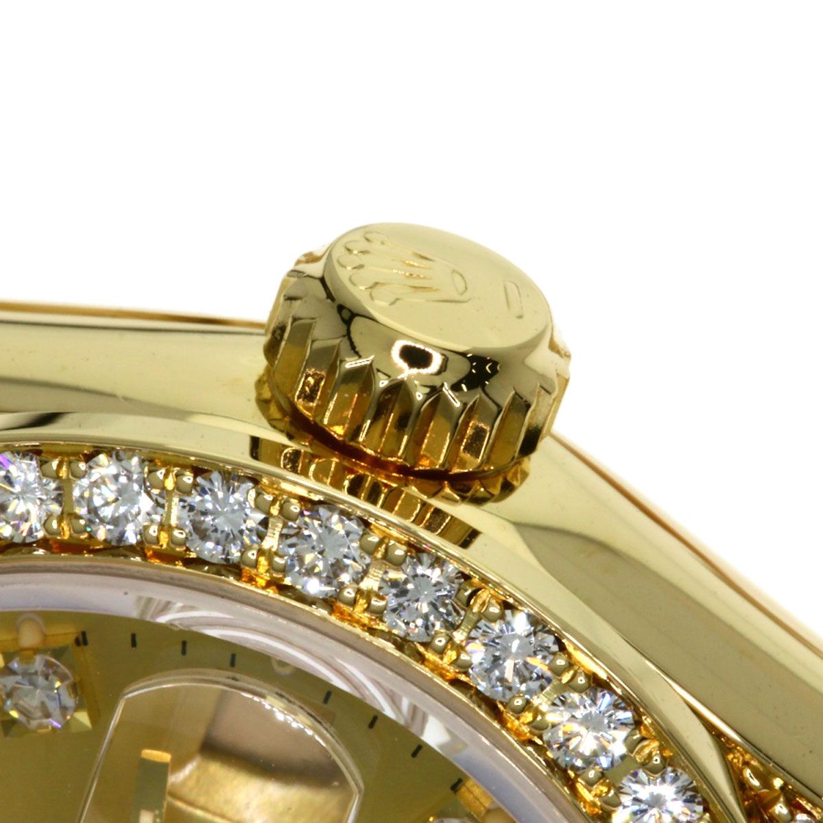 ROLEX ロレックス 69258G デイトジャスト ベゼル 10P ダイヤモンド 腕時計 K18YG K18YG ダイヤモンド レディース [中古] ロレックス69258を購入する | Chrono24