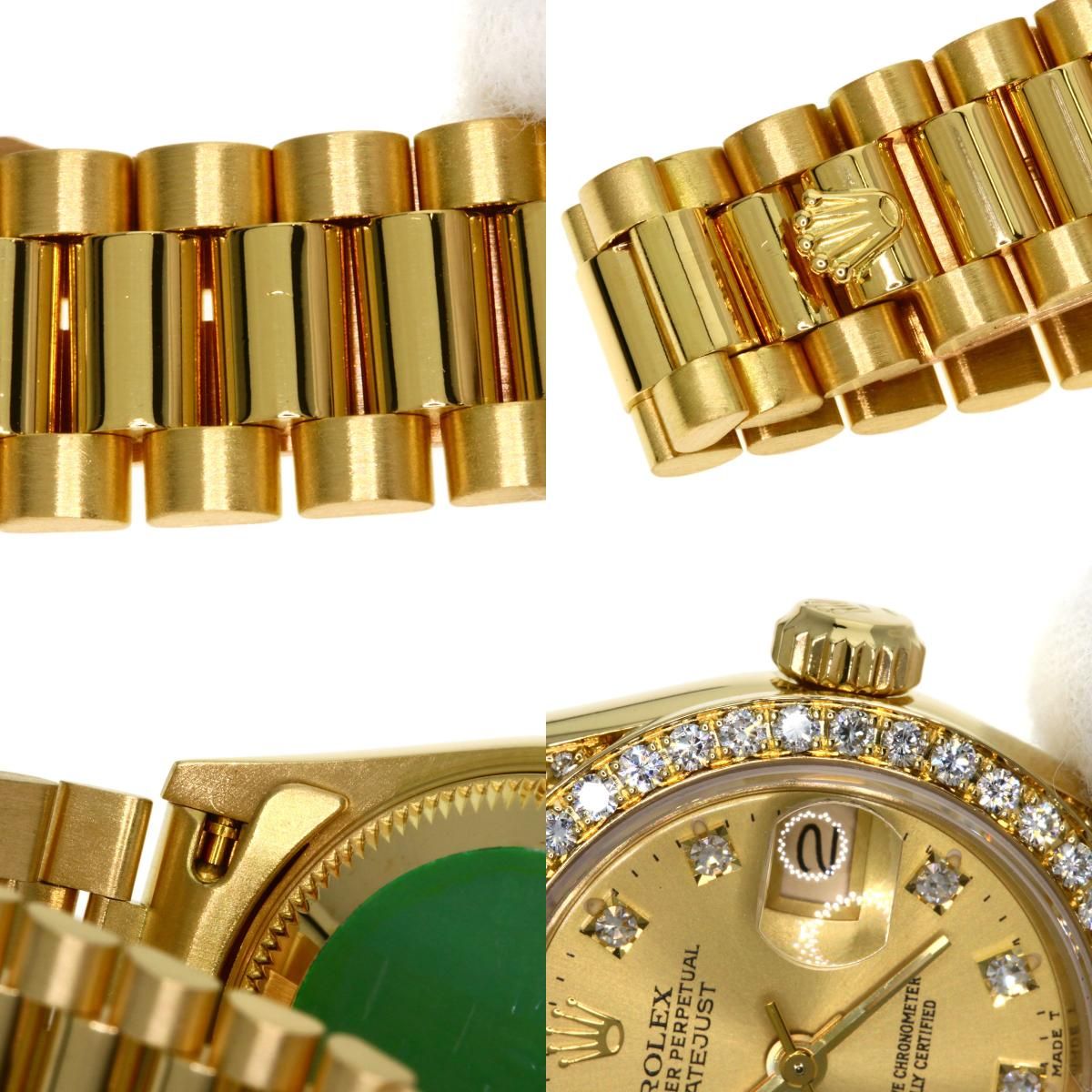 ROLEX ロレックス 69158G デイトジャスト ベゼル ダイヤモンド 腕時計