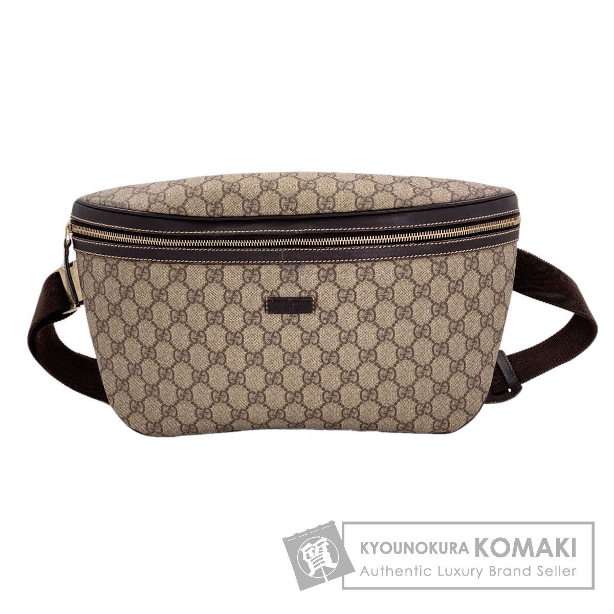 GUCCI GGスプリーム ボディバッグ 211110 PVC レザー グッチ GUCCI グッチ 211110 GGスプリーム ボディバッグ PVC レディース [中古