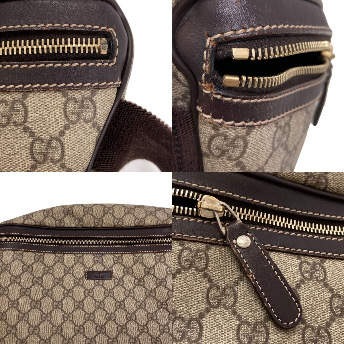 GUCCI グッチ 211110 GGスプリーム ボディバッグ PVC レディース [中古