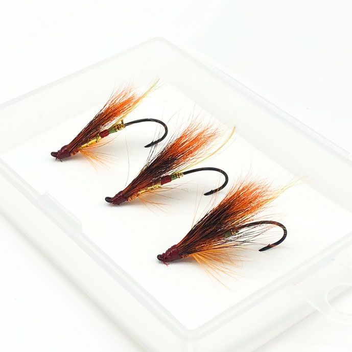 フライフィッシング用毛鉤 サーモンフライ［ 3個1セット ］ - メルカリ
