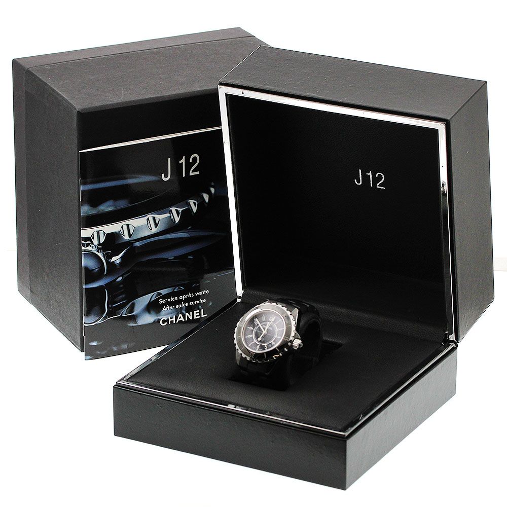 【期間限定値下】CHANEL J12　セラミック H0681 CHANEL】シャネル『J12 ブラックセラミック 33mm』H0681 レディース
