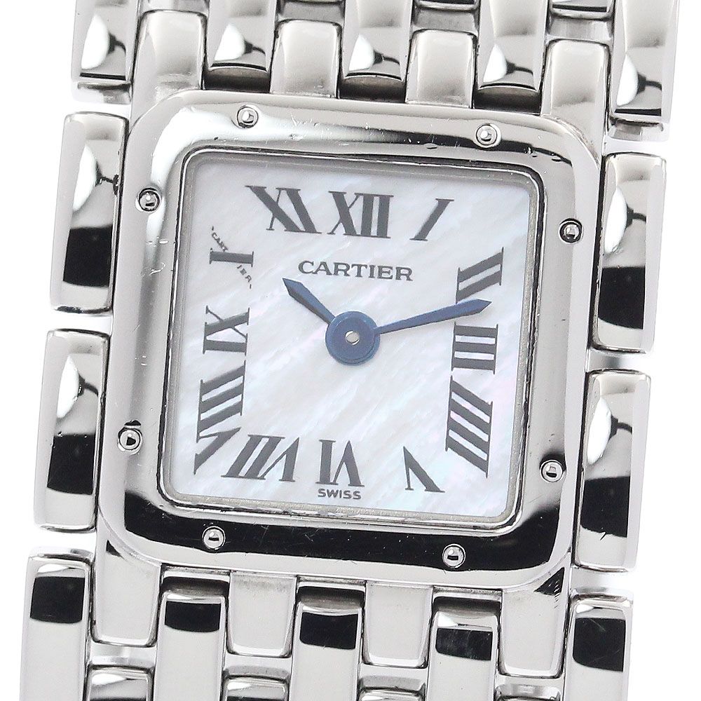 カルティエ CARTIER W61001T9 パンテールリュバン シェルダイアル クォーツ レディース _946980 カルティエ CARTIER W61001T9 パンテールリュバン シェルダイアル