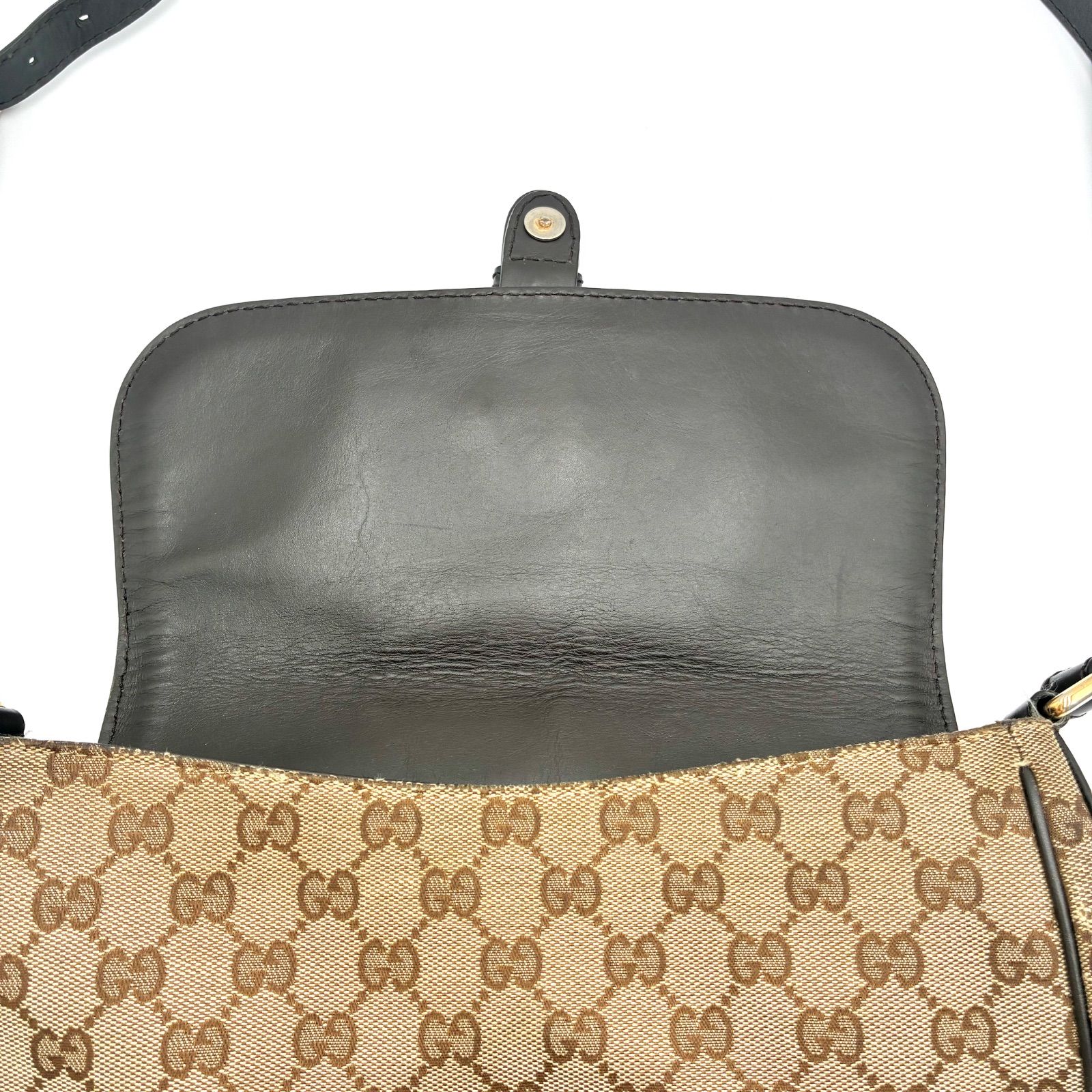 グッチのGGキャンバスボディバック GUCCI グッチ GGキャンバス レザー ショルダーバッグ クロスボディ
