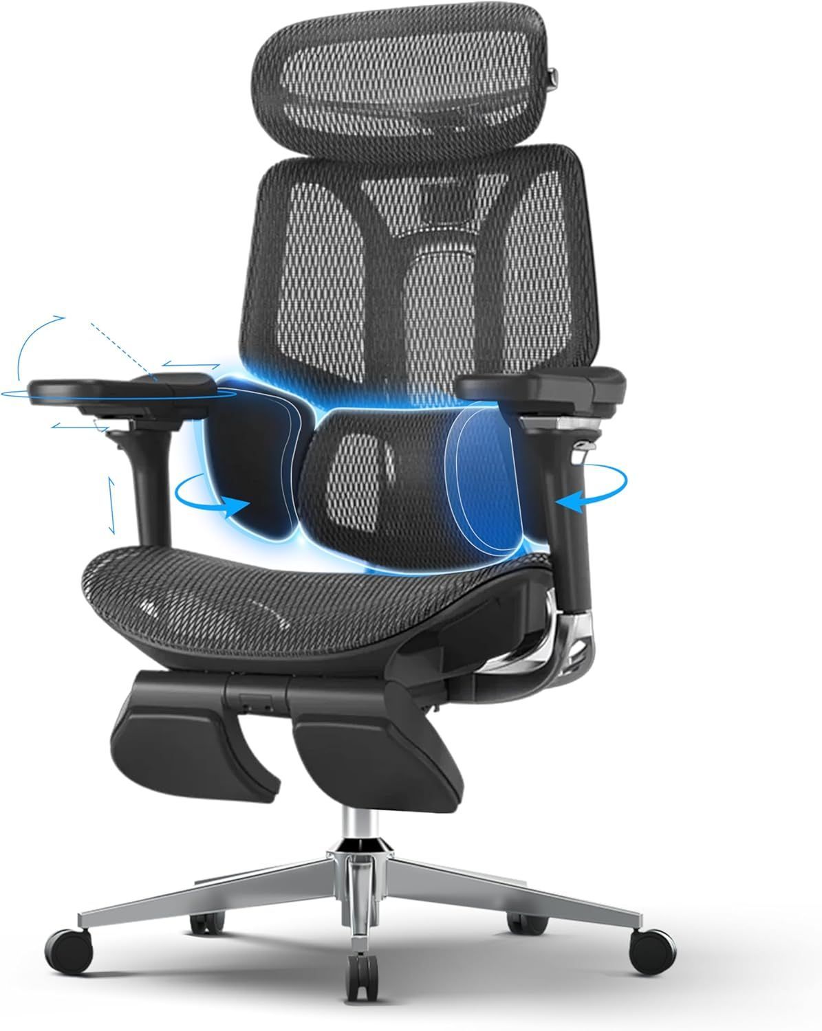 Hbada E3 Pro オフィスチェア メッシュ 人間工学 デスクチェア