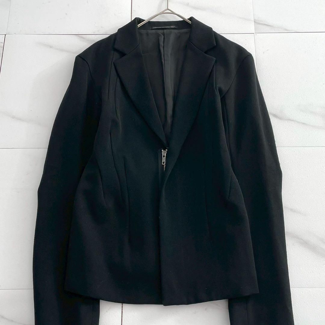 Y's Zip jacket wool Gabardine Black L - メルカリ