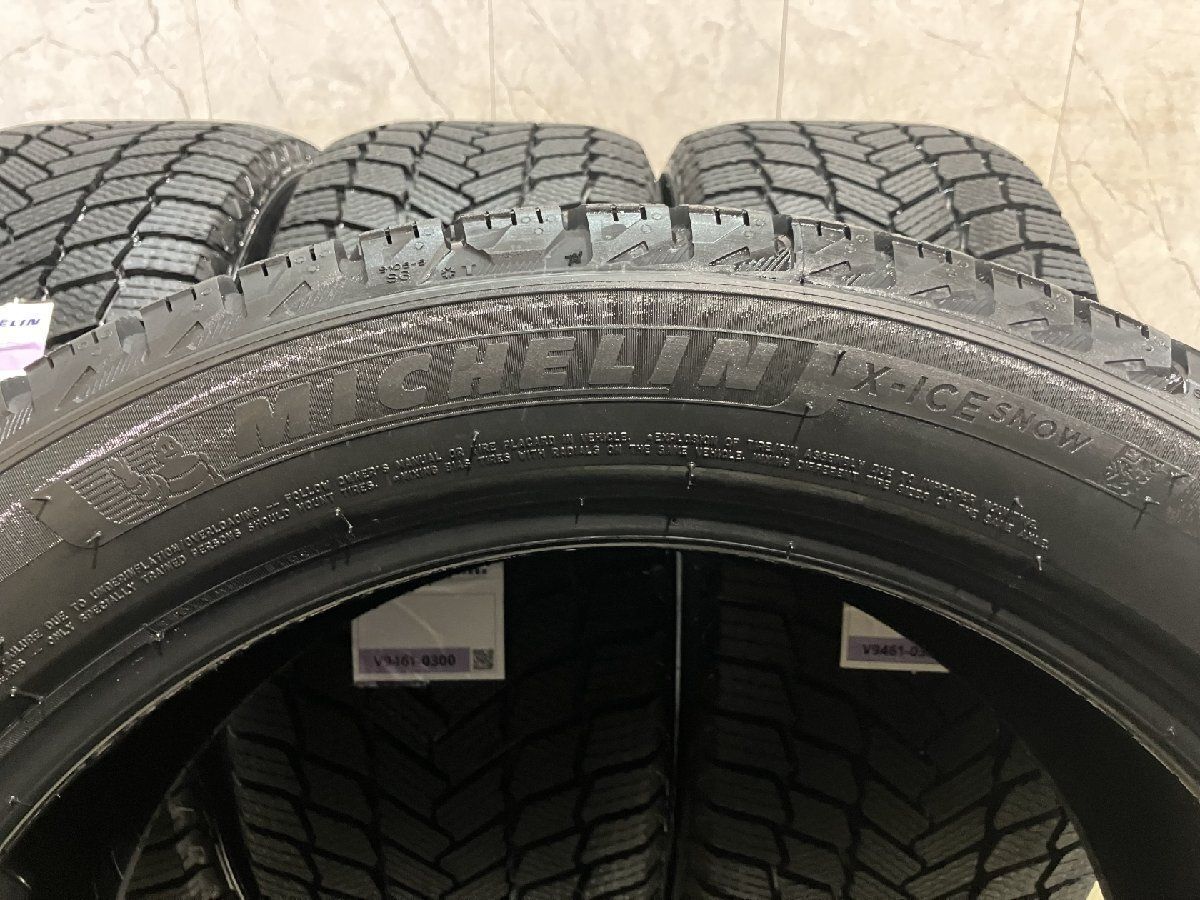 【新品】2025年製 MICHEIN X-ICE SNOW 245/45R18 100H 18インチ スタッドレス 4本 ベンツ/Eクラス/Vクラス BMW/5シリーズ等　(MTH043)