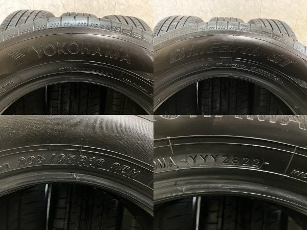 YOKOHAMA BluEarth-GT 205/65R16 16インチ 夏タイヤ 4本 22年製 バリ溝 C28セレナ ヤリスクロス MINIクロスオーバー等　(MTH044) クレジットカード QRコード決済可能 YOKOHAMA BluEarth-GT 205/65R16 16インチ 夏タイヤ 4本 22年製 バリ溝