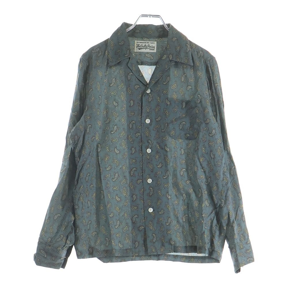 WACKO MARIA (ワコマリア) 18AW PAISLEY OPEN COLLAR SHIRT ペイズリー