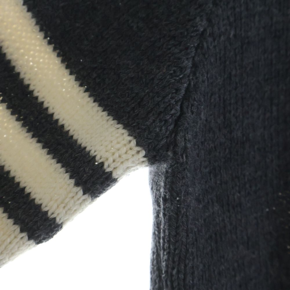 THOM BROWNE (トムブラウン) アンカーモチーフ ジップ カーディガン