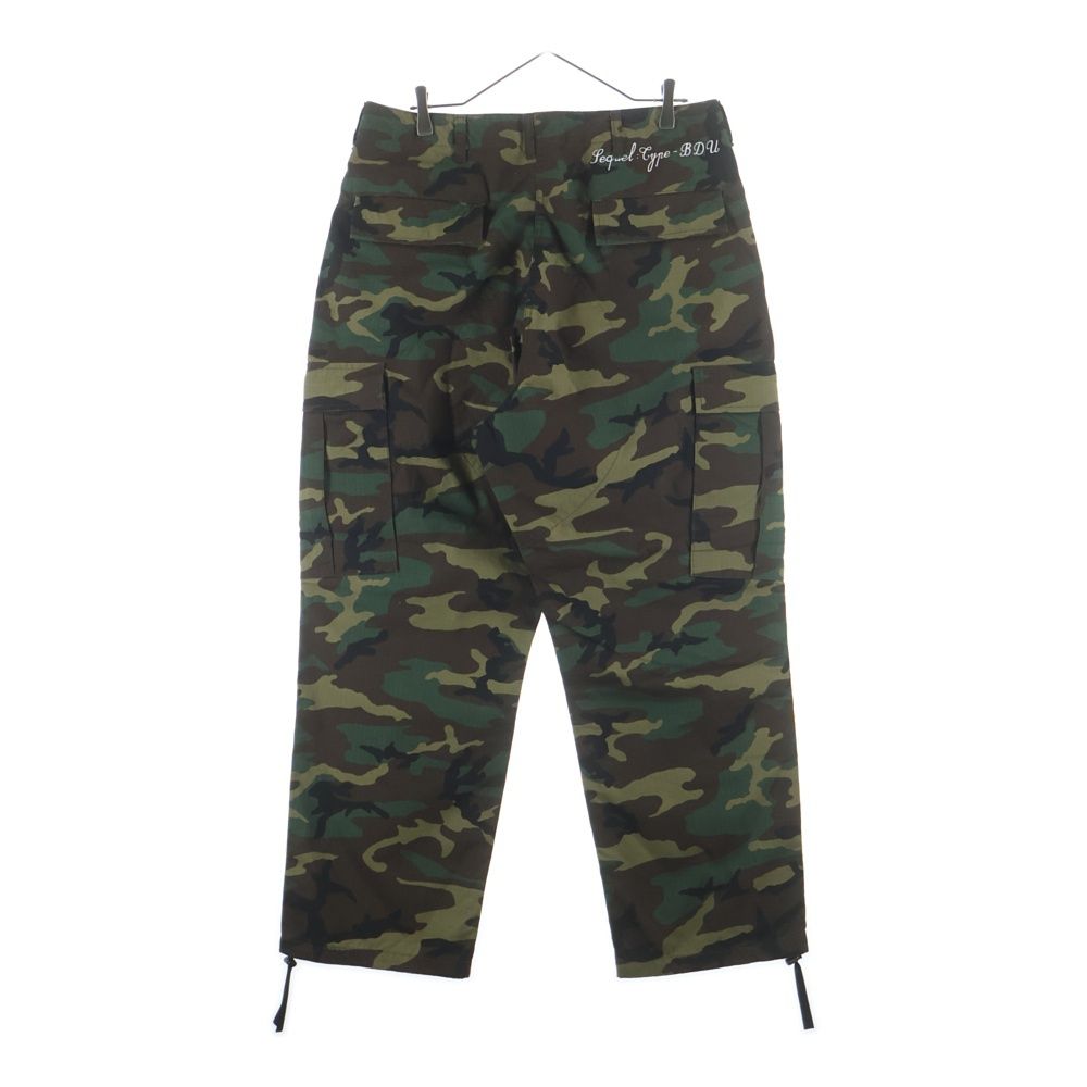 SEQUEL (シークエル) 25SS BDU PANTS カーゴパンツ カモフラ カーキ SQ