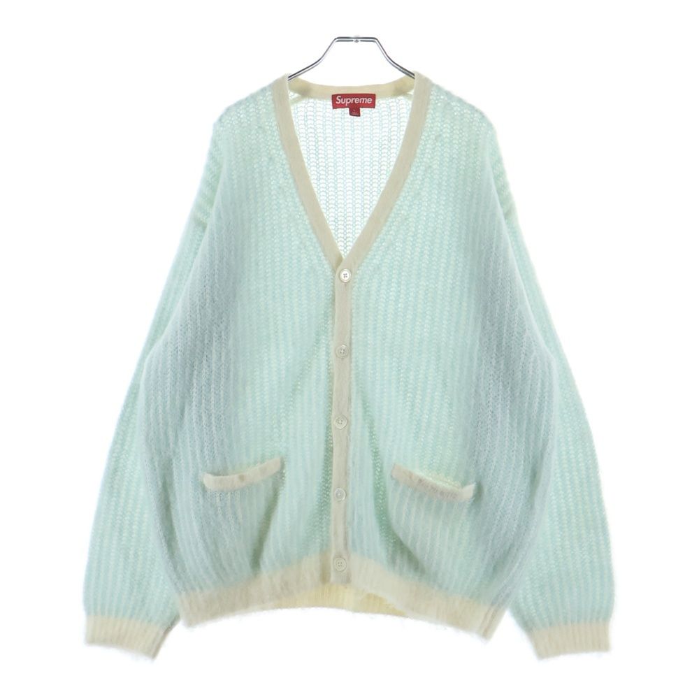 SUPREME (シュプリーム) 25SS 2-Tone Mohair Cardigan ツートーン