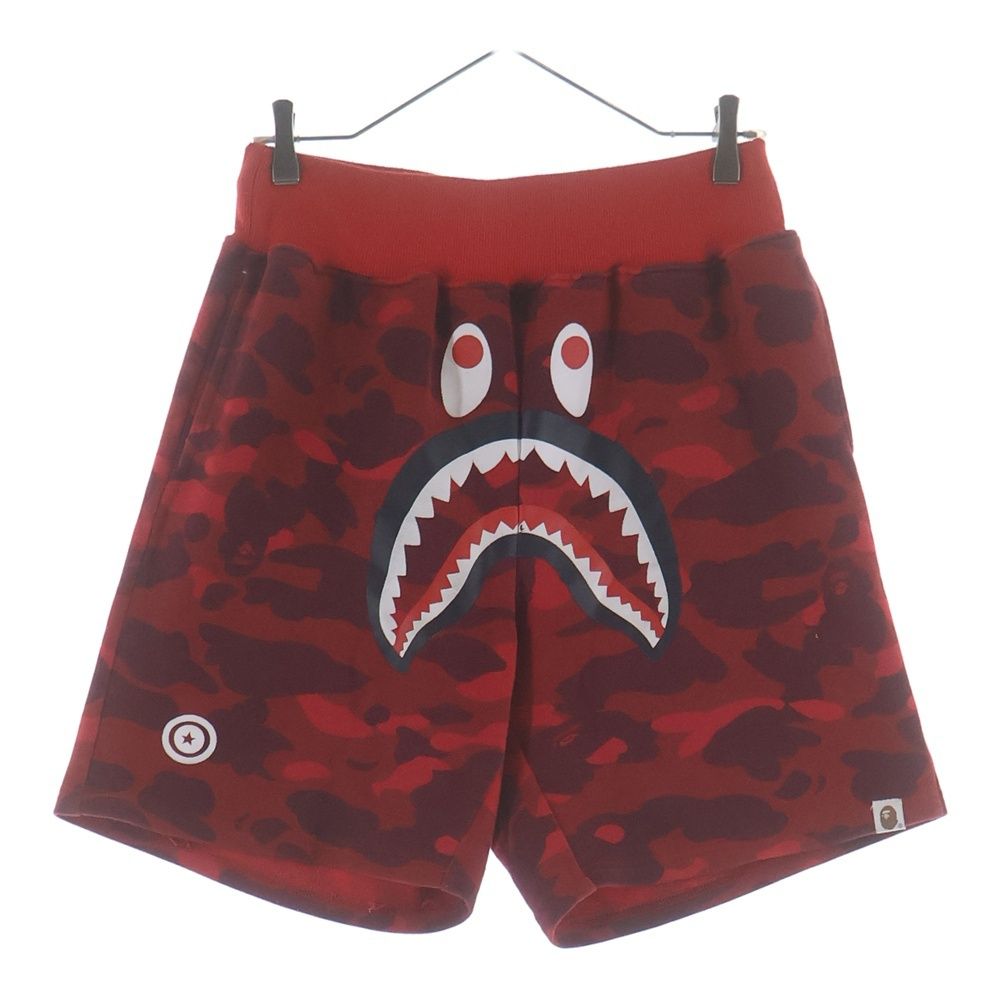 A BATHING APE (アベイシングエイプ) CRAZY CAMO SHARK SWEAT SHORTS