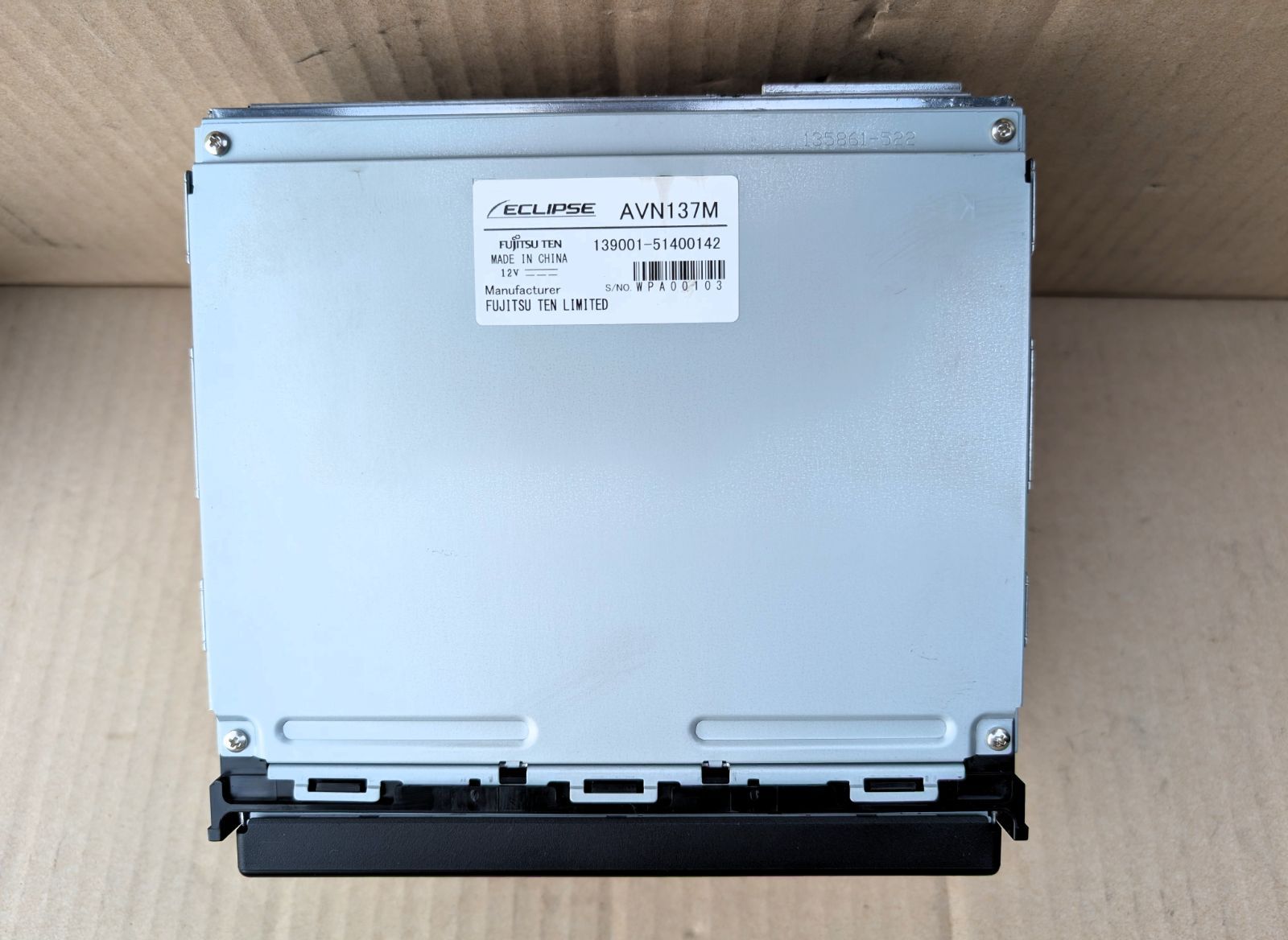 車 動作確認済 ECLIPSE イクリプス AVN137M ナビ カーナビ