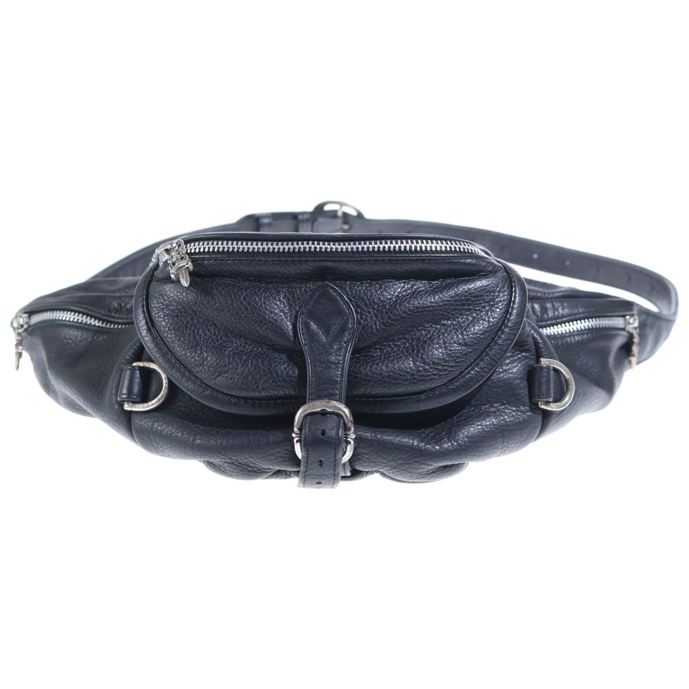プラダ PRADA クロスボディバッグ 2VZ098 ブラック カーフ メンズ
