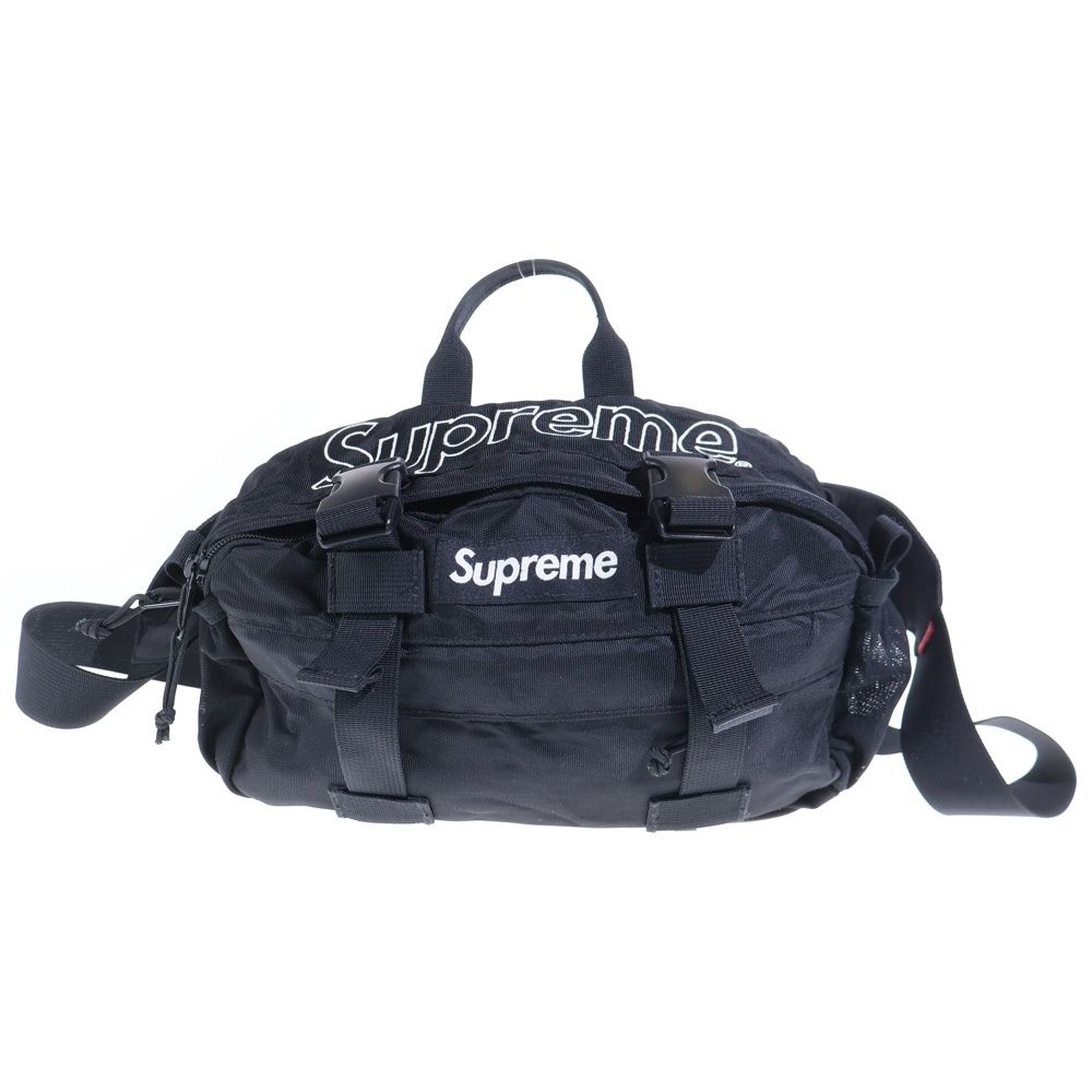 ✨新品未使用✨Supreme シュプリーム 19FW Waist Bag Supreme シュプリーム 19FW Waist Bagウエストバッグ ブラック ※中古