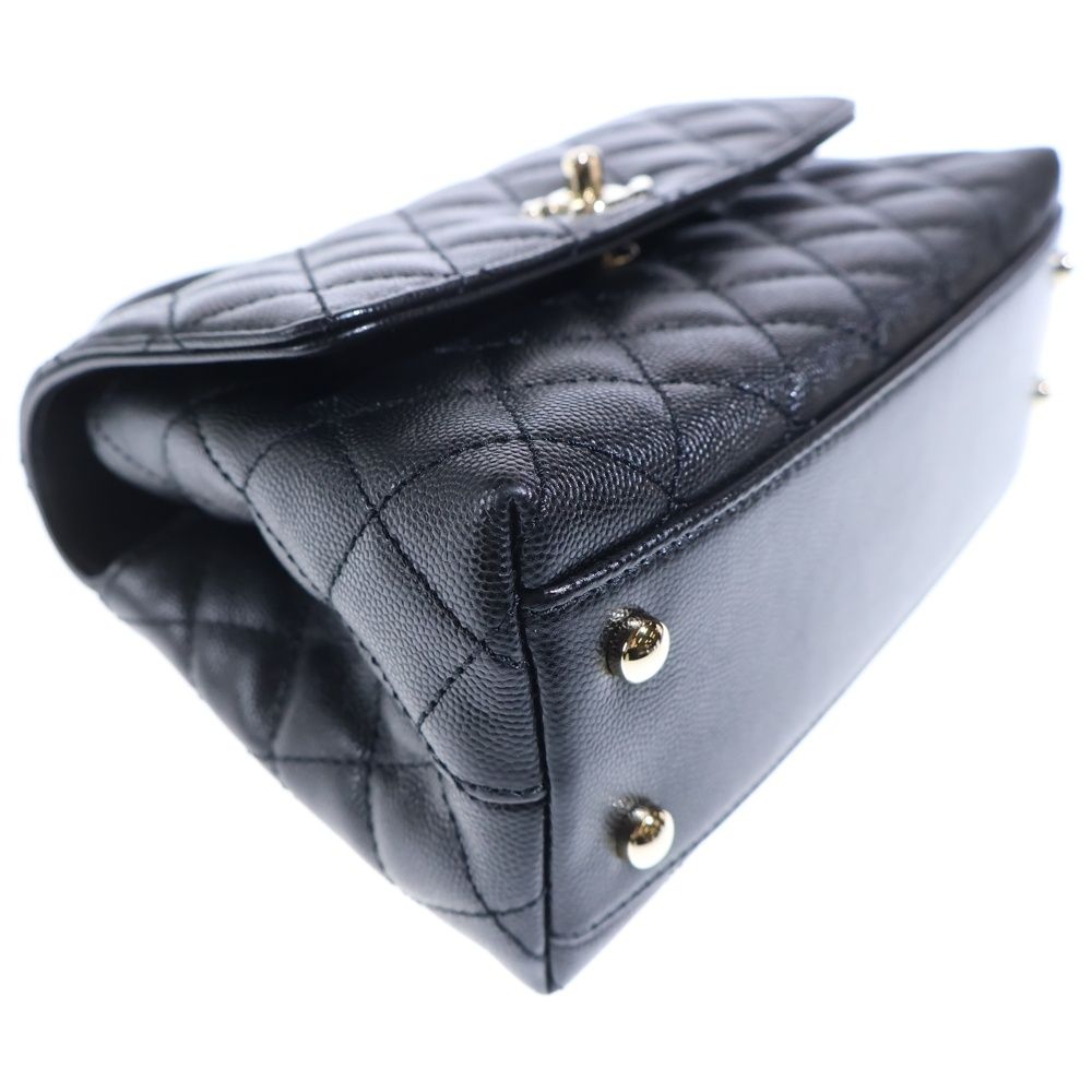 CHANEL (シャネル) ココハンドルXS キャビアスキン レザー 2WAY ハンド 
