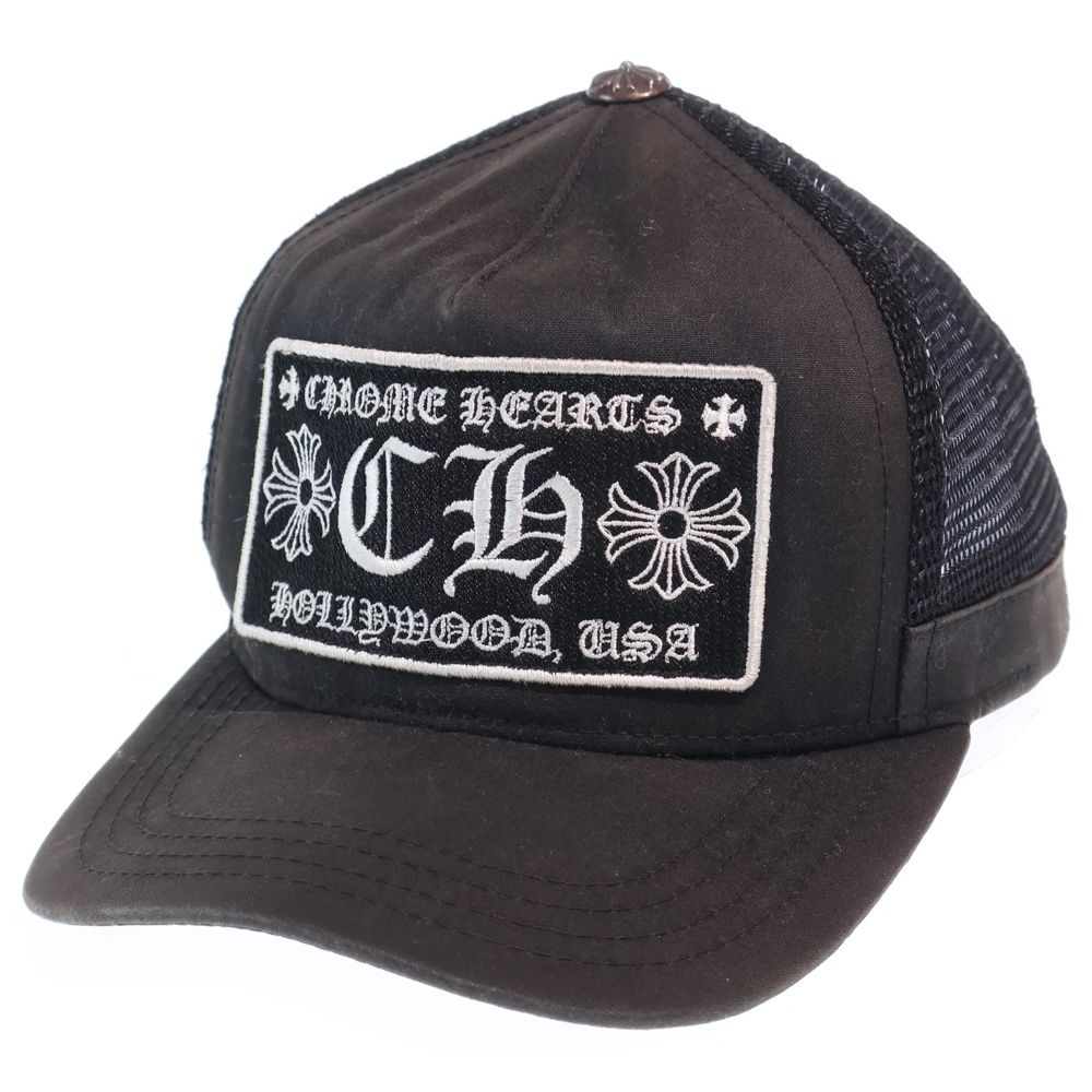 CHROME HEARTS (クロムハーツ) TRUCKER CAP CHパッチ クロスボール付