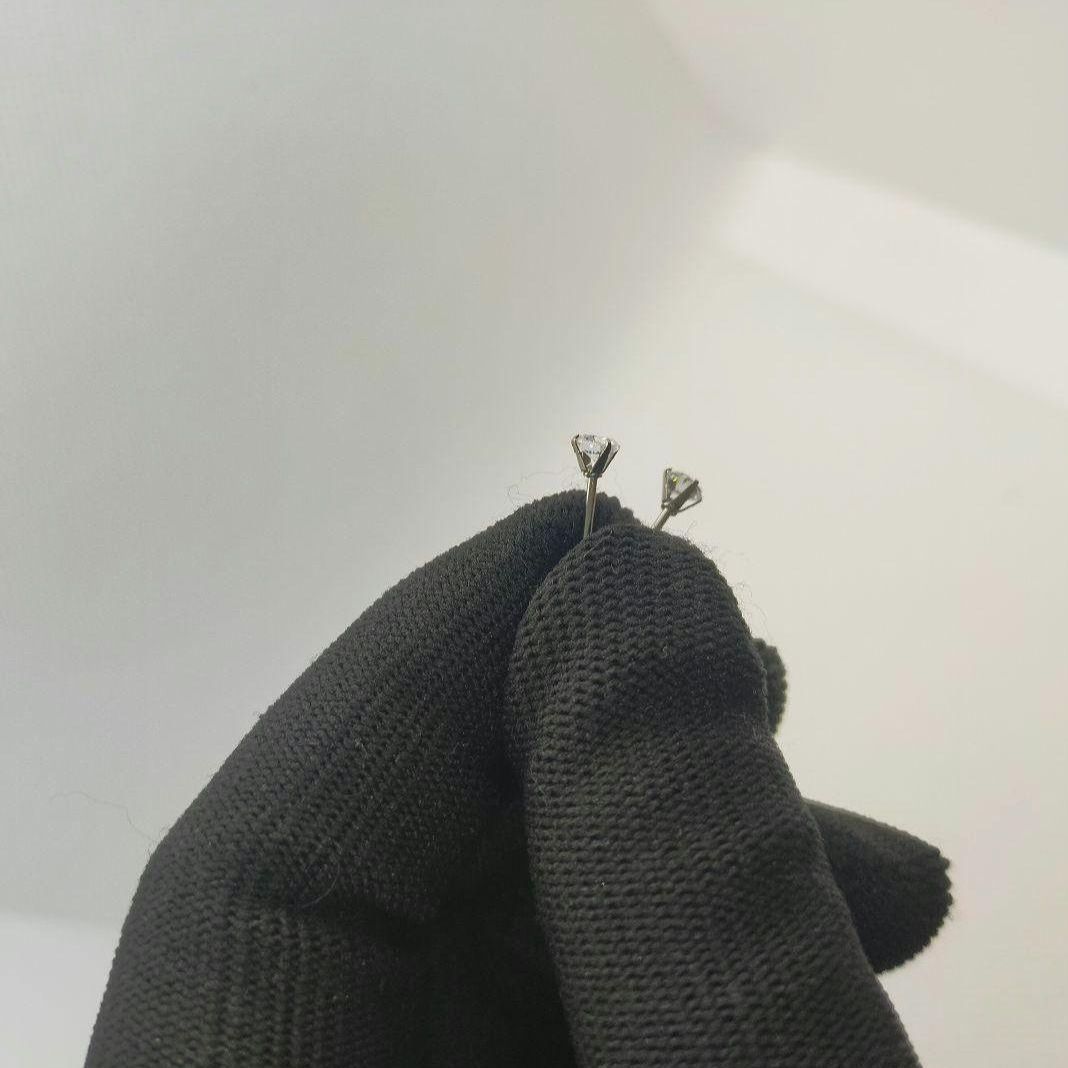 新品✨　モアサナイト　ピアス　一粒　スタッド　両耳用　3mm 4mm シルバー thumbnail 10