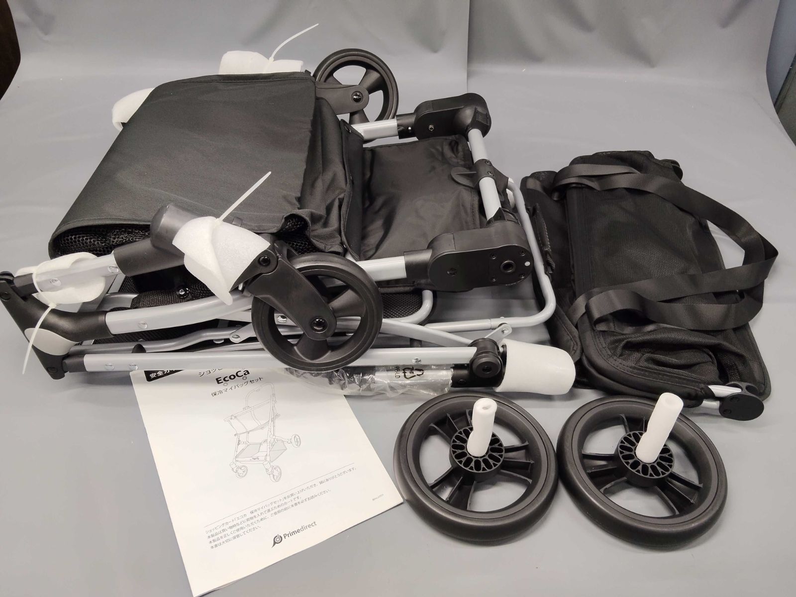 EcoCa エコカ ショッピングカート 保冷バッグ、車輪セット
