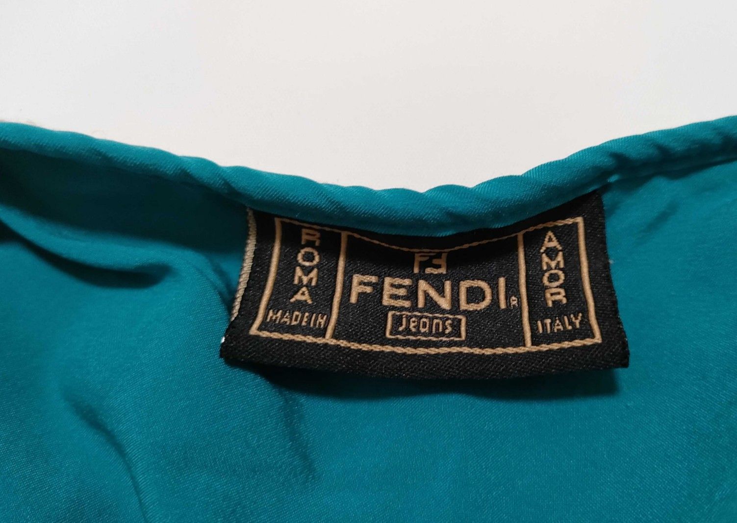 フェンディ FENDI カーディガン ジャケット 総柄 ズッカ風 ロゴ ニット