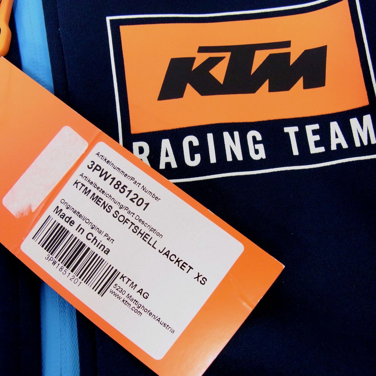 新品タグ付き KTM RACING TEAM レプリカチーム ソフトシェルジャケット