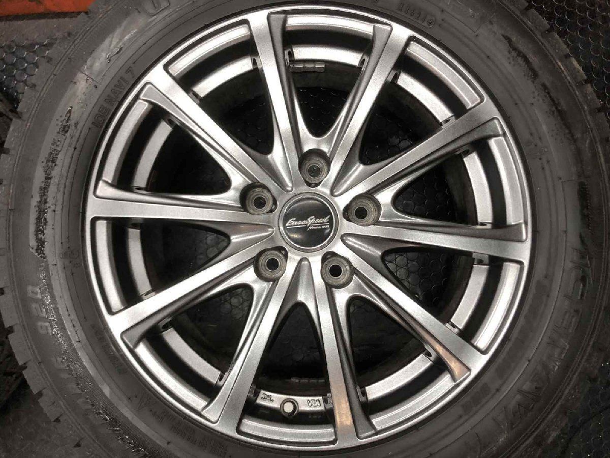 タイヤ走行短め【GY ICENAVI7 205/60R16】スタッドレス【EuroSpeed 16